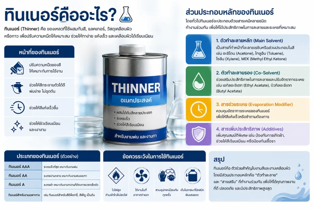 ทินเนอร์
ทินเนอร์ คือ

